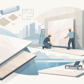 Large Format Thin Porcelain Tile for Projects
